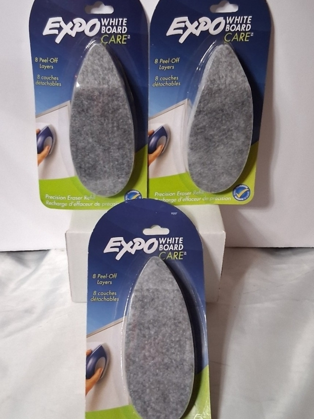 3 Expo Eraser Pad Refill for "Expo Replaceable Pad Eraser" NEW in package